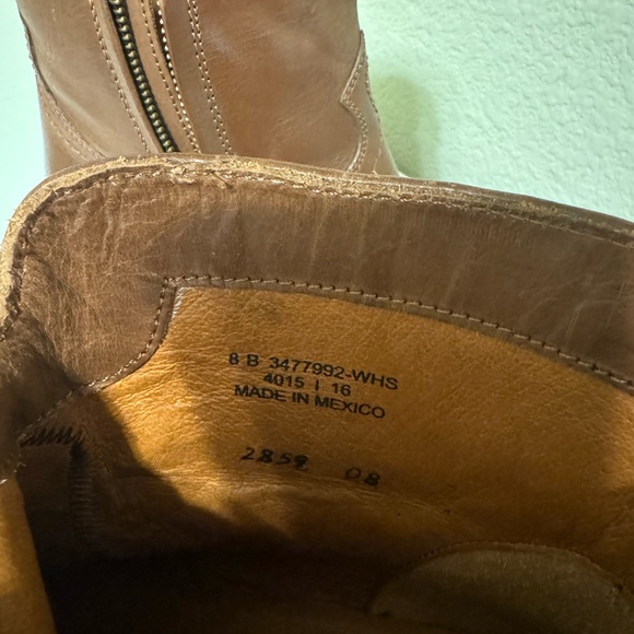 Frye Women’s Shane Short Whiskey Boots Size 8 - Picture 5 of 7